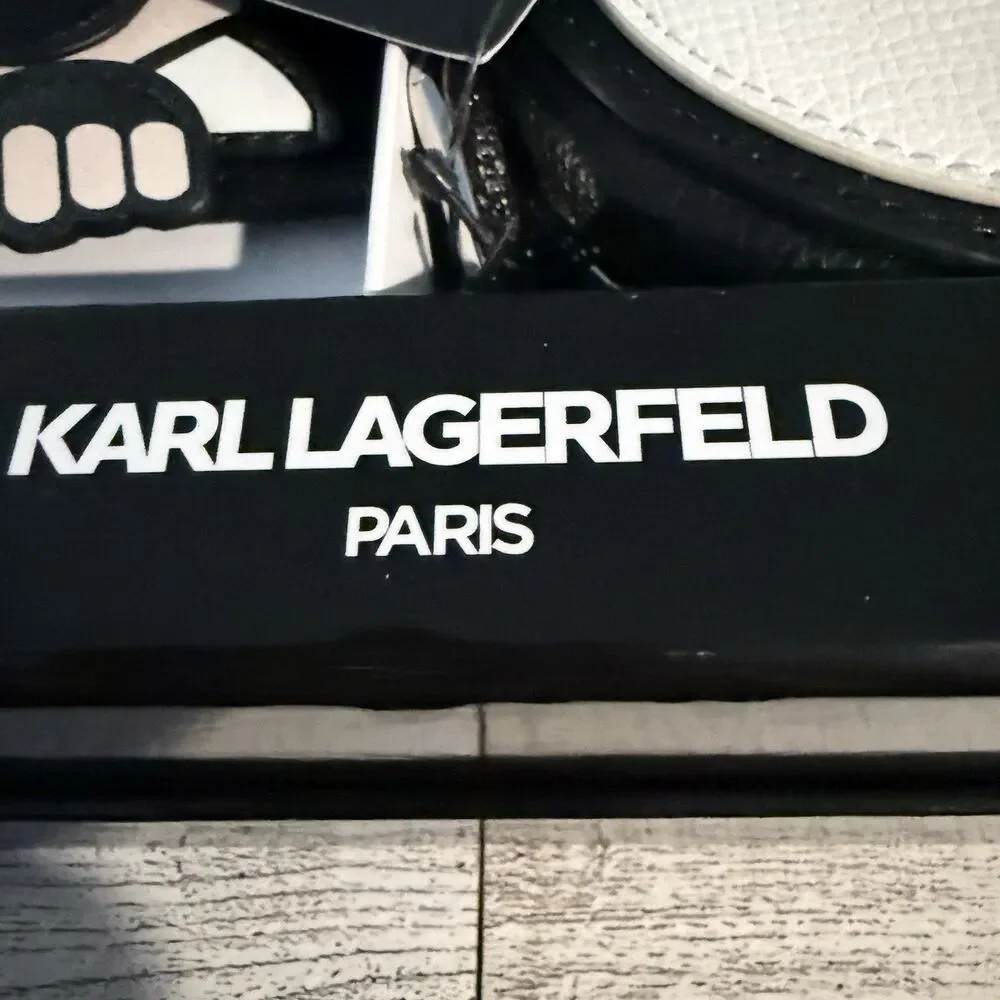 KARL LAGERFELD PARIS Shoulder Bag & Card Case 2 Piece Gift Set In Box New In Box